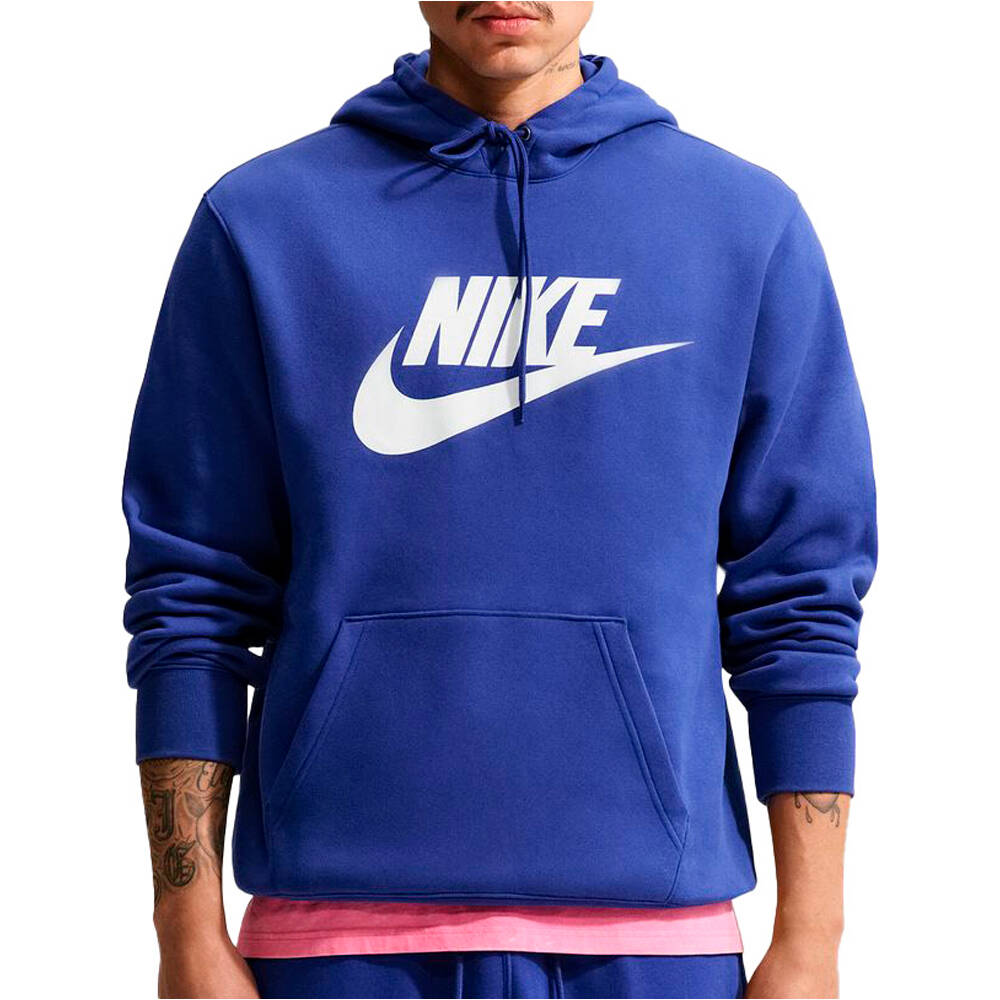 Nike sudadera hombre M NK CLUB BB PO GFX HOODIE vista frontal