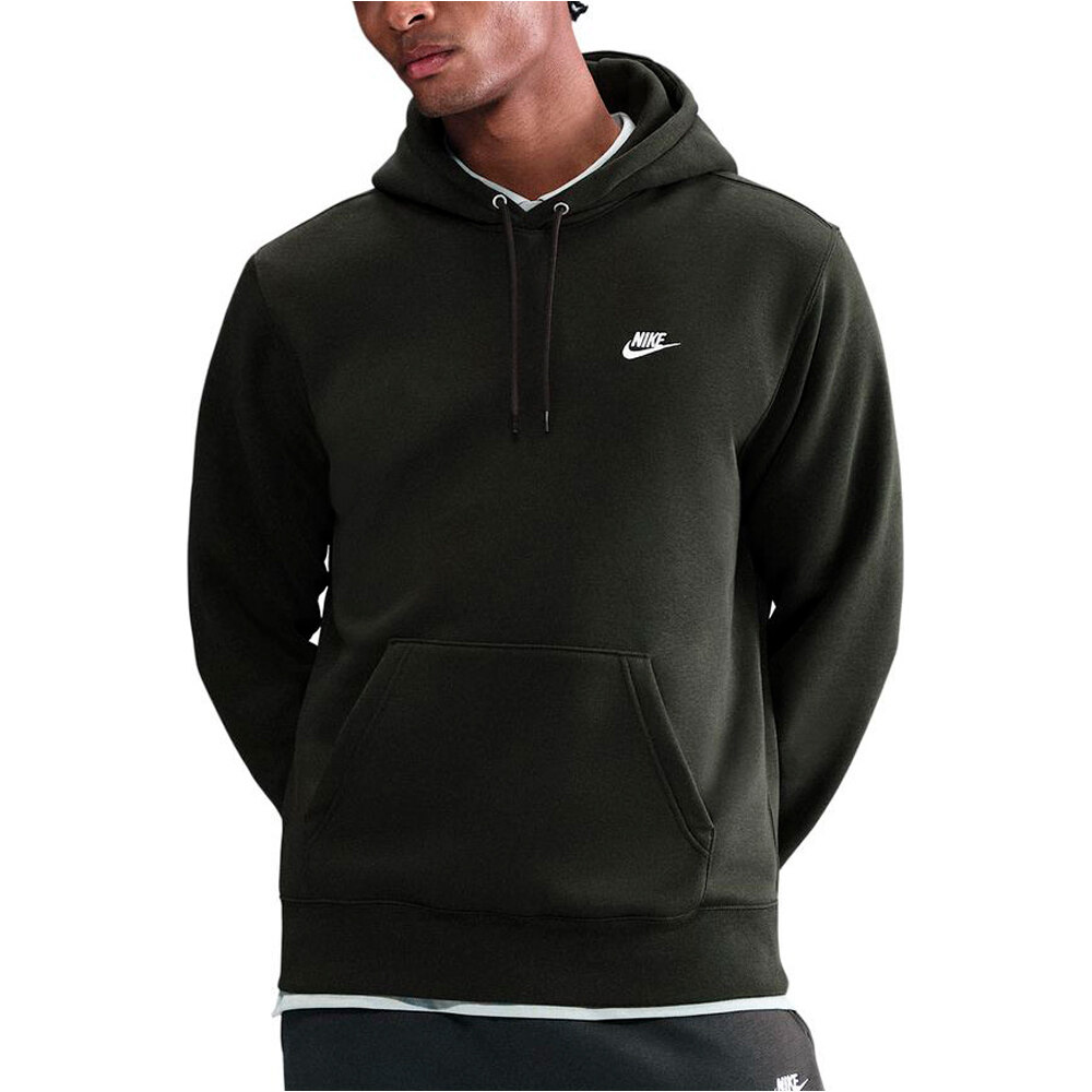Nike sudadera hombre M NK CLUB BB PO HOODIE vista frontal