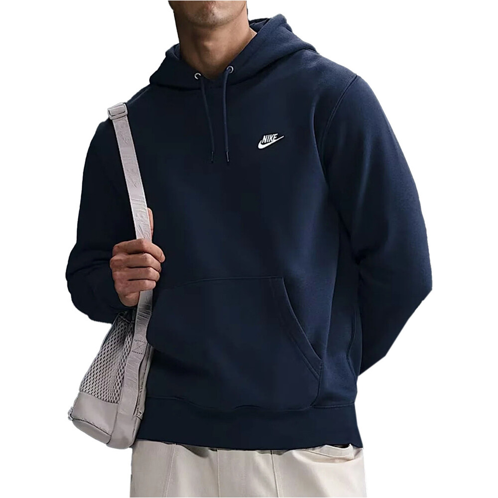 Nike sudadera hombre M NK CLUB BB PO HOODIE vista frontal