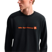 Nike sudadera hombre M NK CLUB FT CREW PLAY vista detalle