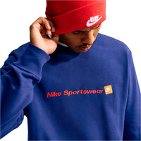 Nike sudadera hombre M NK CLUB FT CREW PLAY vista detalle