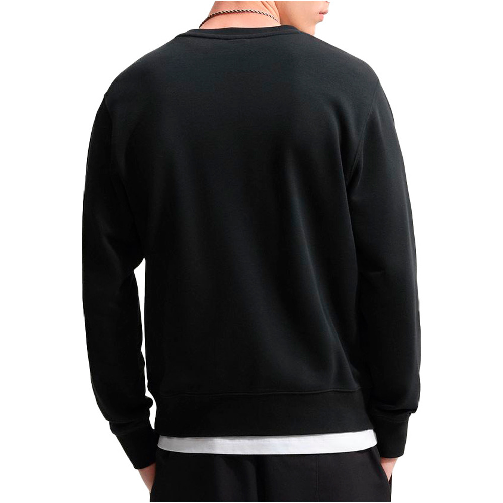 Nike sudadera hombre M NK CLUB FT CREW PLAY vista trasera