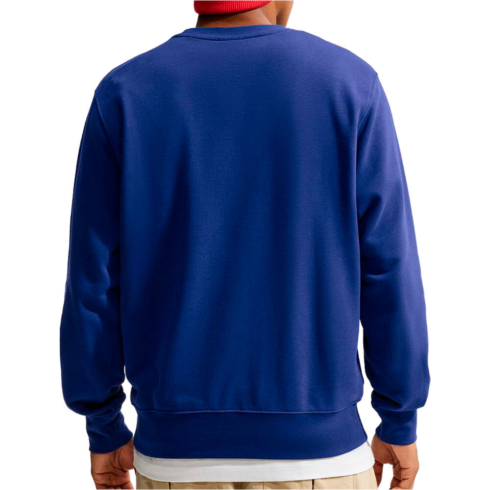 Nike sudadera hombre M NK CLUB FT CREW PLAY vista trasera