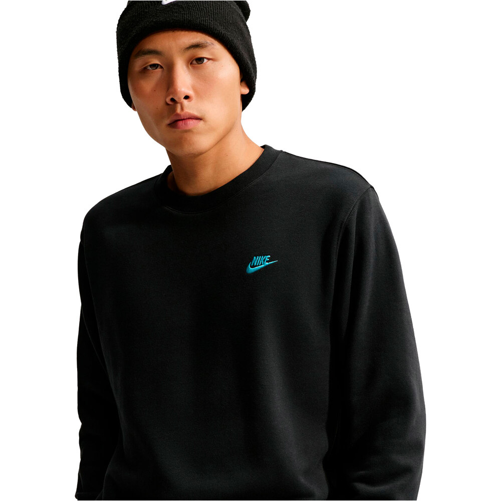 Nike sudadera hombre M NK CLUB FT CREW vista detalle