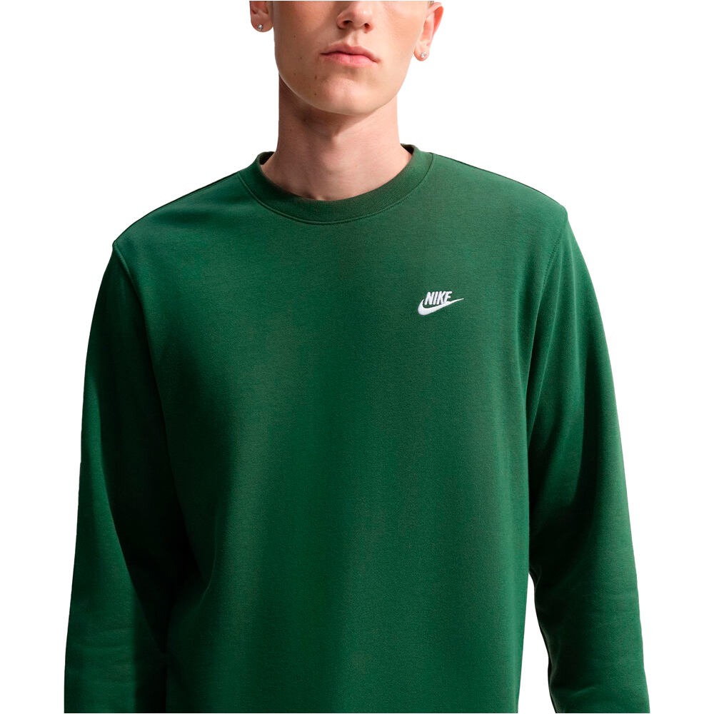 Nike sudadera hombre M NK CLUB FT CREW vista detalle