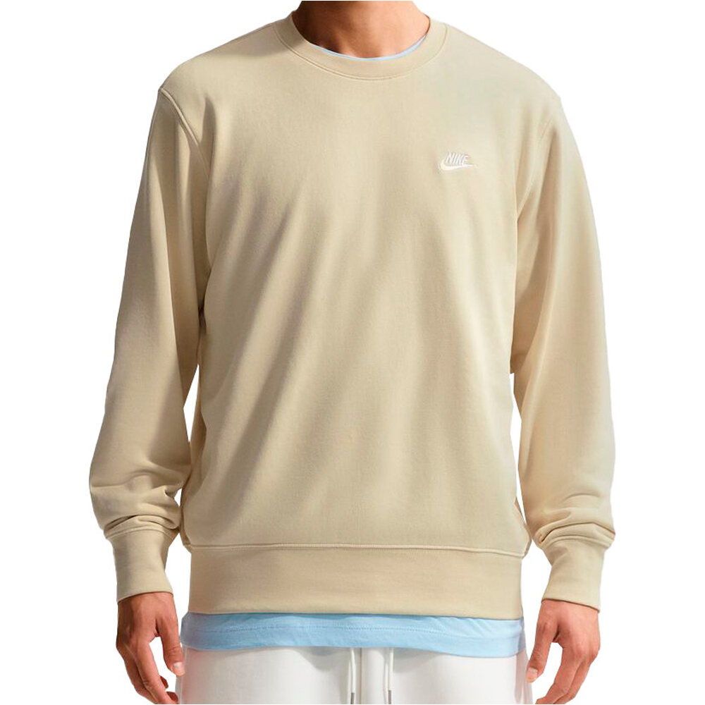 Nike sudadera hombre M NK CLUB FT CREW vista frontal