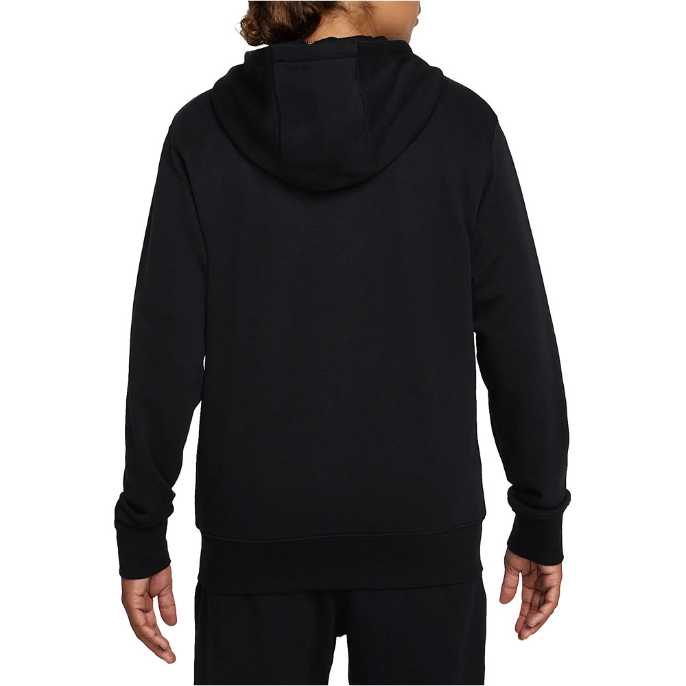 Nike sudadera hombre M NK CLUB FT FZ HOODIE vista trasera