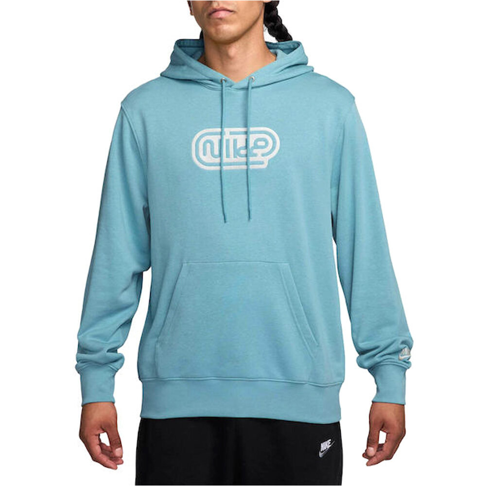 Nike sudadera hombre M NK CLUB FT HOODIE FONT GX vista frontal