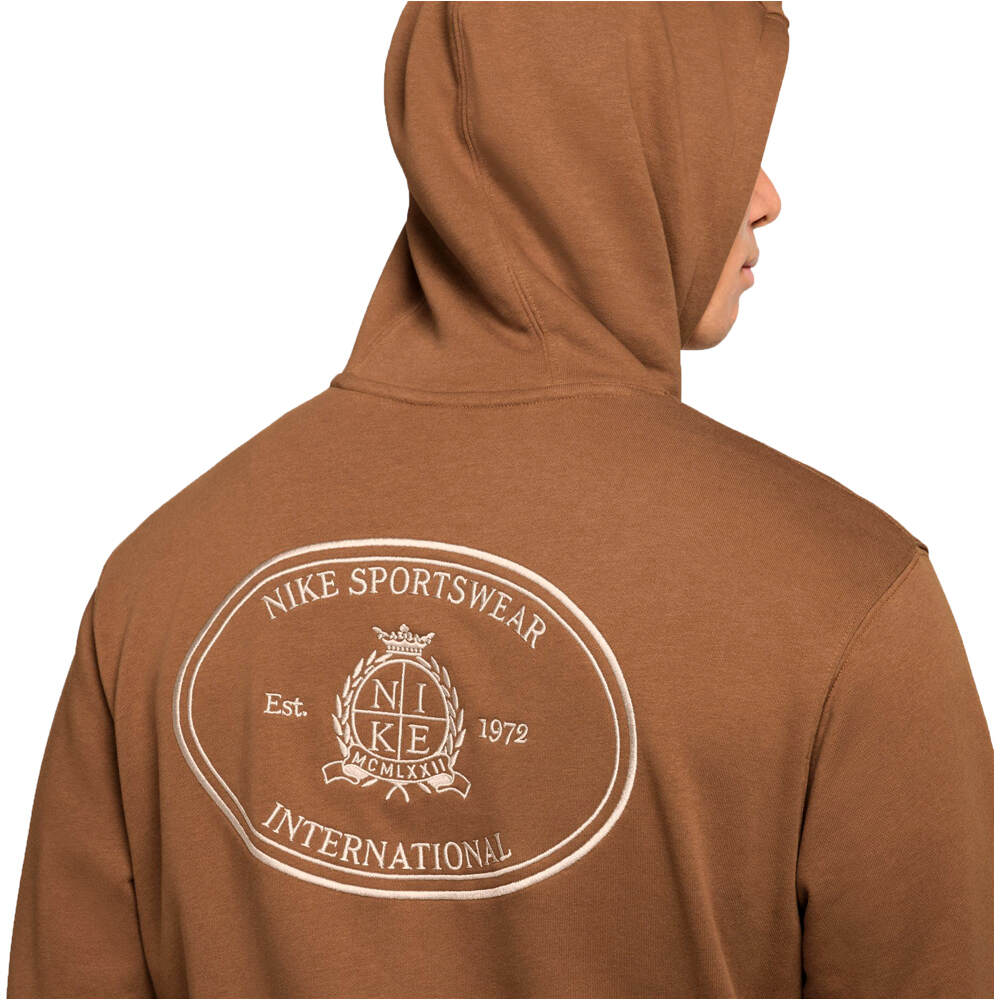 Nike sudadera hombre M NK CLUB FT HOODY NCC vista detalle