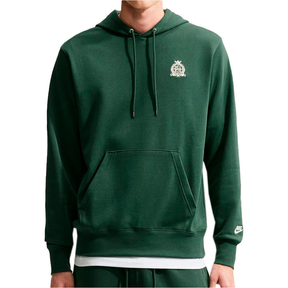 Nike sudadera hombre M NK CLUB FT HOODY NCC vista frontal