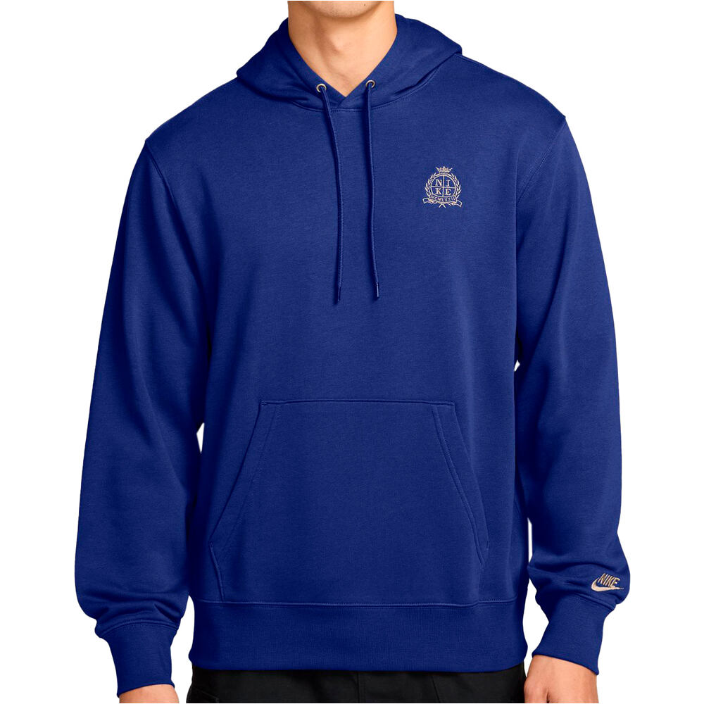 Nike sudadera hombre M NK CLUB FT HOODY NCC vista frontal