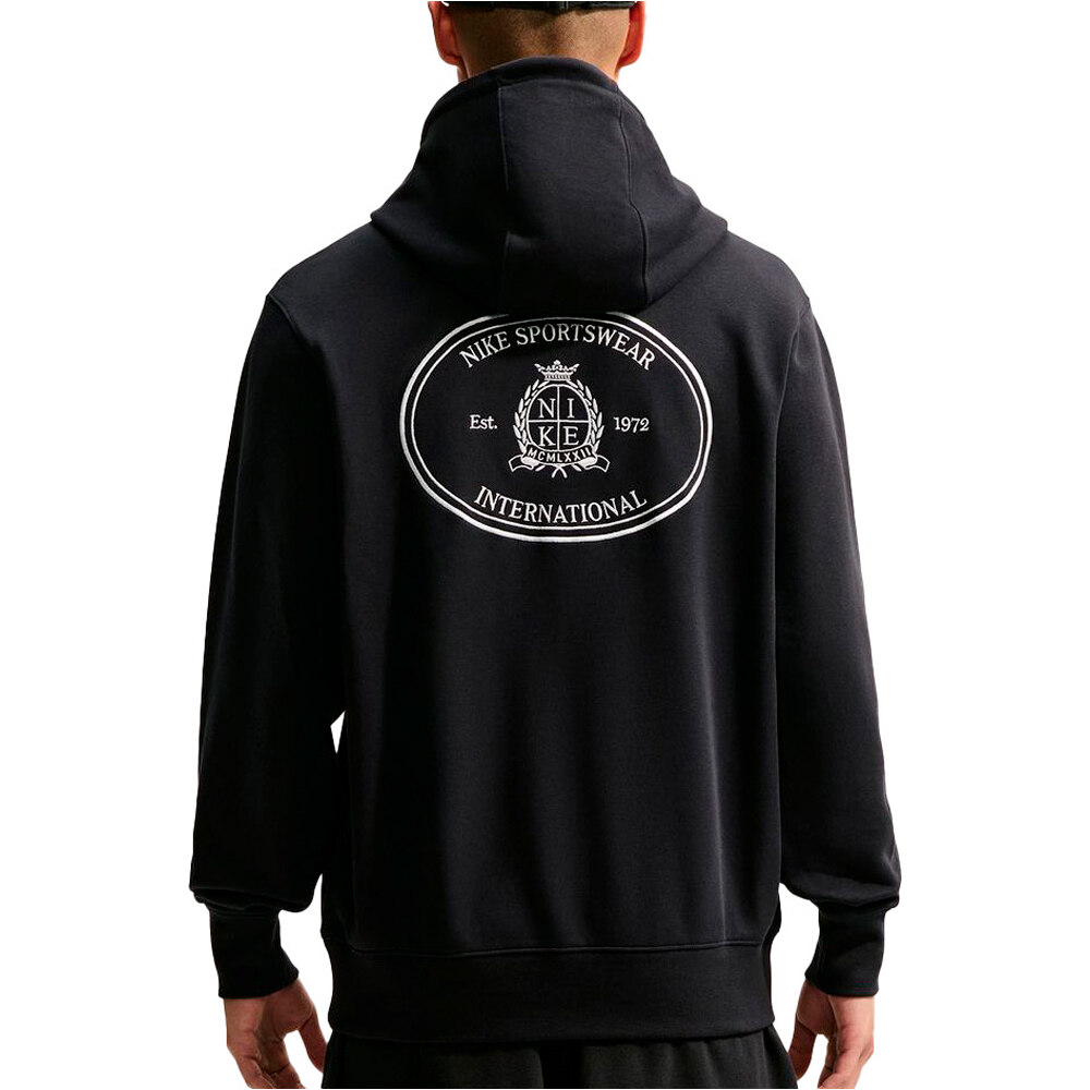Nike sudadera hombre M NK CLUB FT HOODY NCC vista trasera