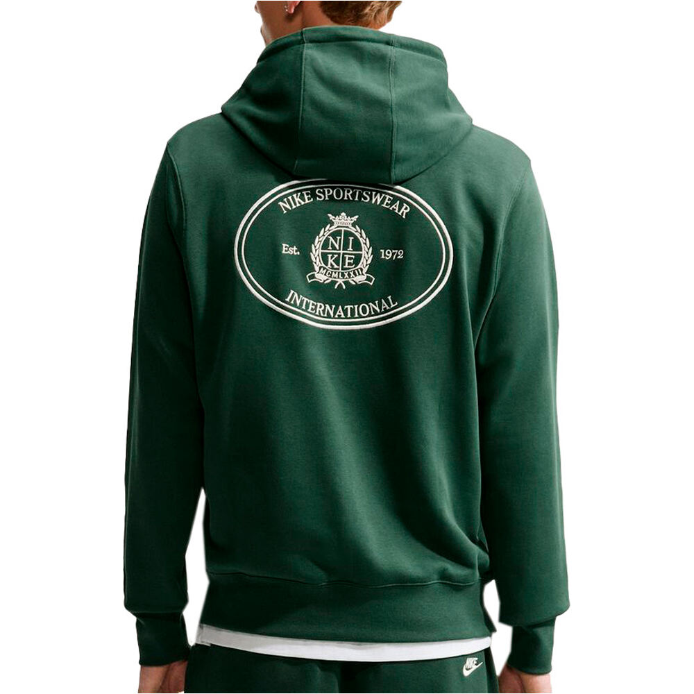 Nike sudadera hombre M NK CLUB FT HOODY NCC vista trasera
