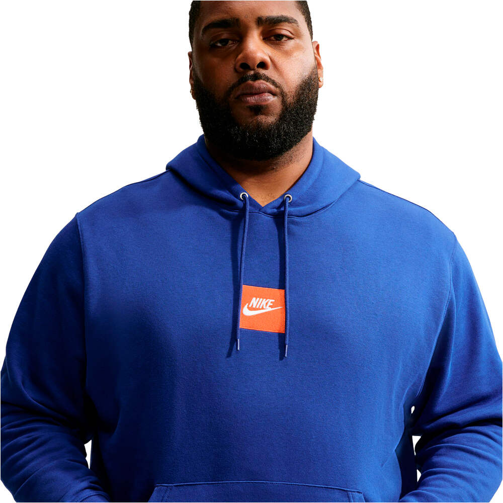 Nike sudadera hombre M NK CLUB FT HOODY PLAY vista detalle