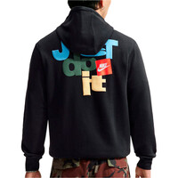 Nike sudadera hombre M NK CLUB FT HOODY PLAY vista trasera