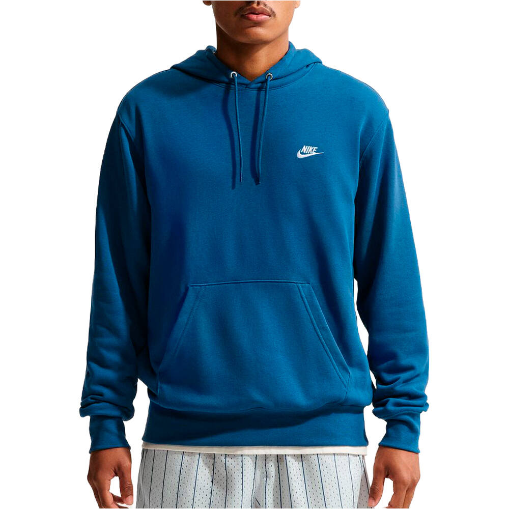 Nike sudadera hombre M NK CLUB FT PO HOODIE vista frontal