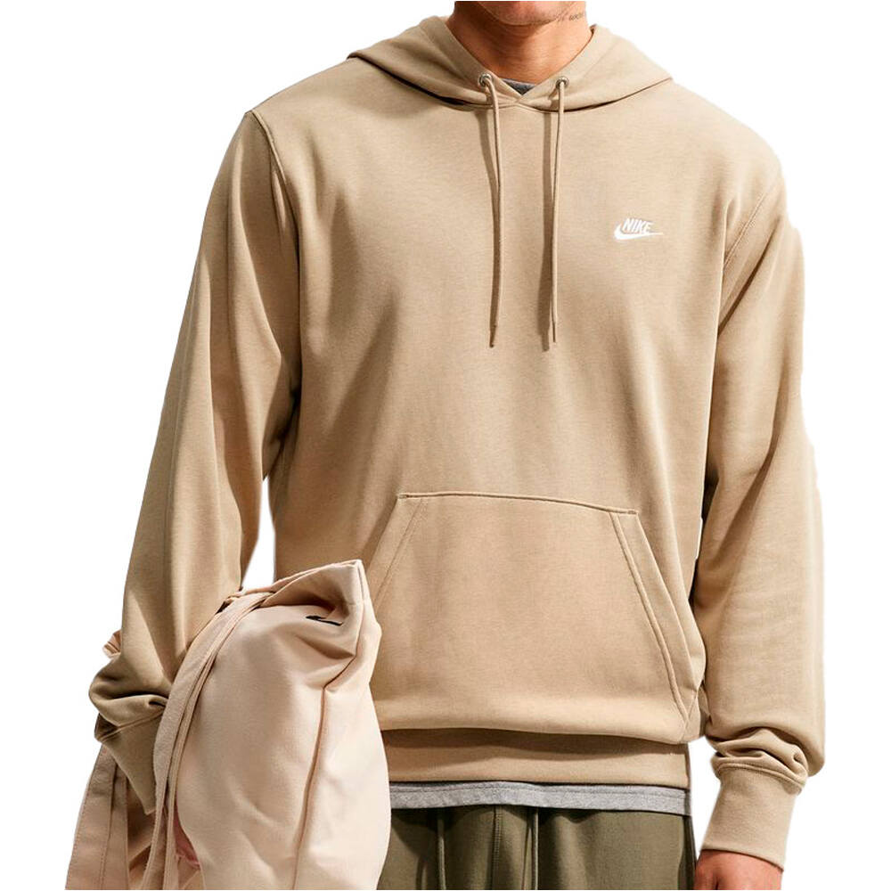 Nike sudadera hombre M NK CLUB FT PO HOODIE vista frontal