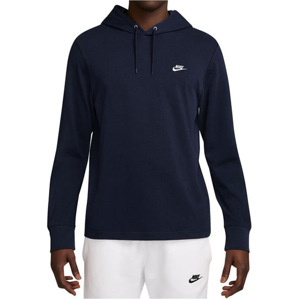 Nike sudadera hombre M NK CLUB KNIT PO HOODIE vista frontal