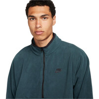 Nike sudadera hombre M NK CLUB+ PLR LS HZ TOP vista detalle