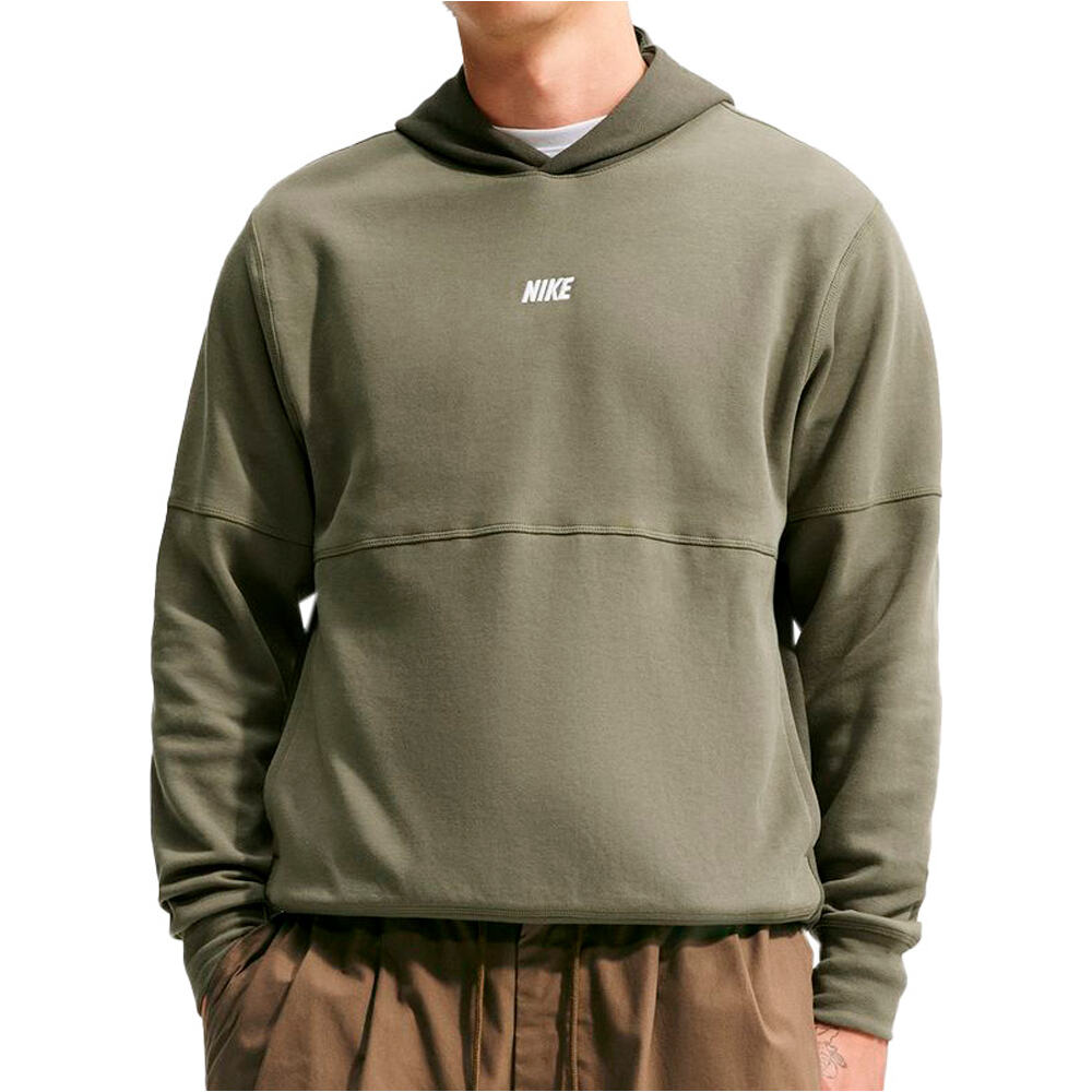 Nike sudadera hombre M NK CLUB VARSITY HOODIE vista frontal