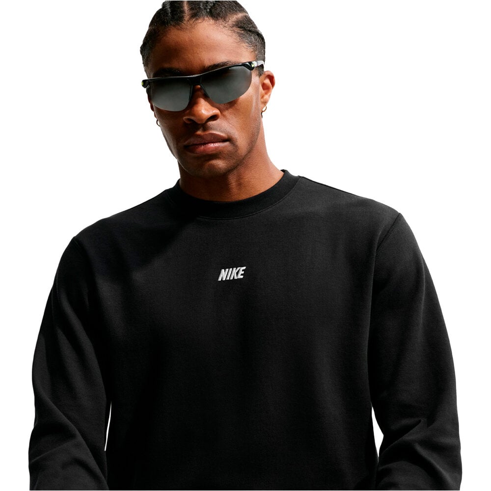 Nike sudadera hombre M NK CLUB VARSITY LS CREW vista detalle