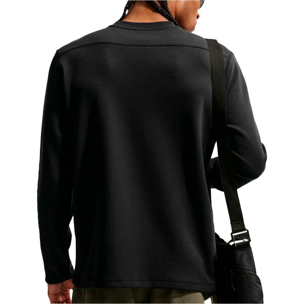 Nike sudadera hombre M NK CLUB VARSITY LS CREW vista trasera