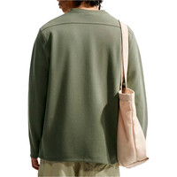 Nike sudadera hombre M NK CLUB VARSITY LS CREW vista trasera