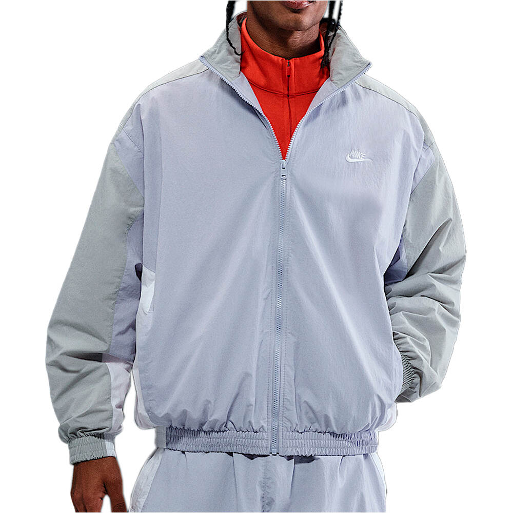 Nike sudadera hombre M NK CLUB WVN TRK JKT OS vista frontal