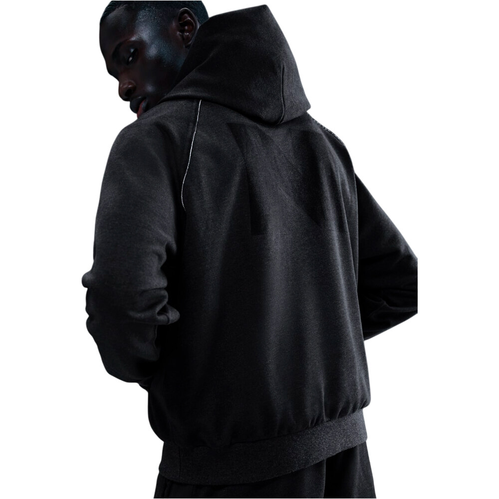 Nike sudadera hombre M NK DF HERITAGE FLEECE TOP vista trasera