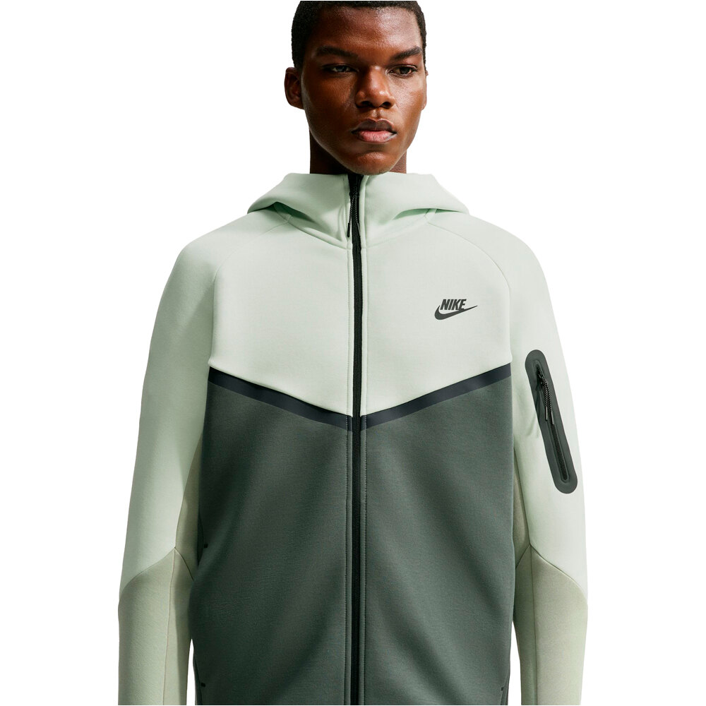 Nike sudadera hombre M NK TCH FLC FZ WR HOODIE vista detalle