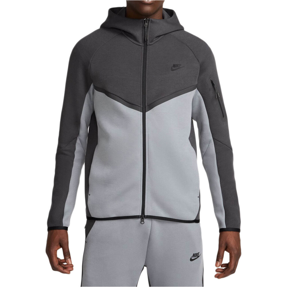Nike sudadera hombre M NK TCH FLC FZ WR HOODIE vista frontal