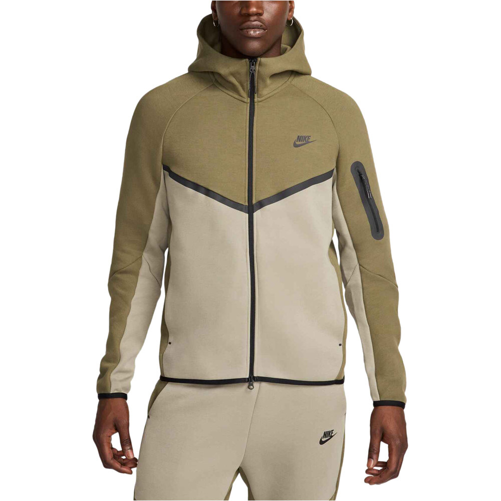 Nike sudadera hombre M NK TCH FLC FZ WR HOODIE vista frontal