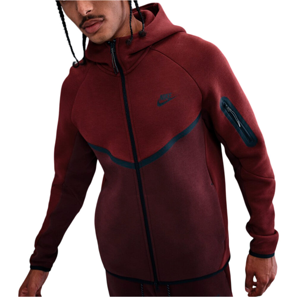 Nike sudadera hombre M NK TCH FLC FZ WR HOODIE vista frontal