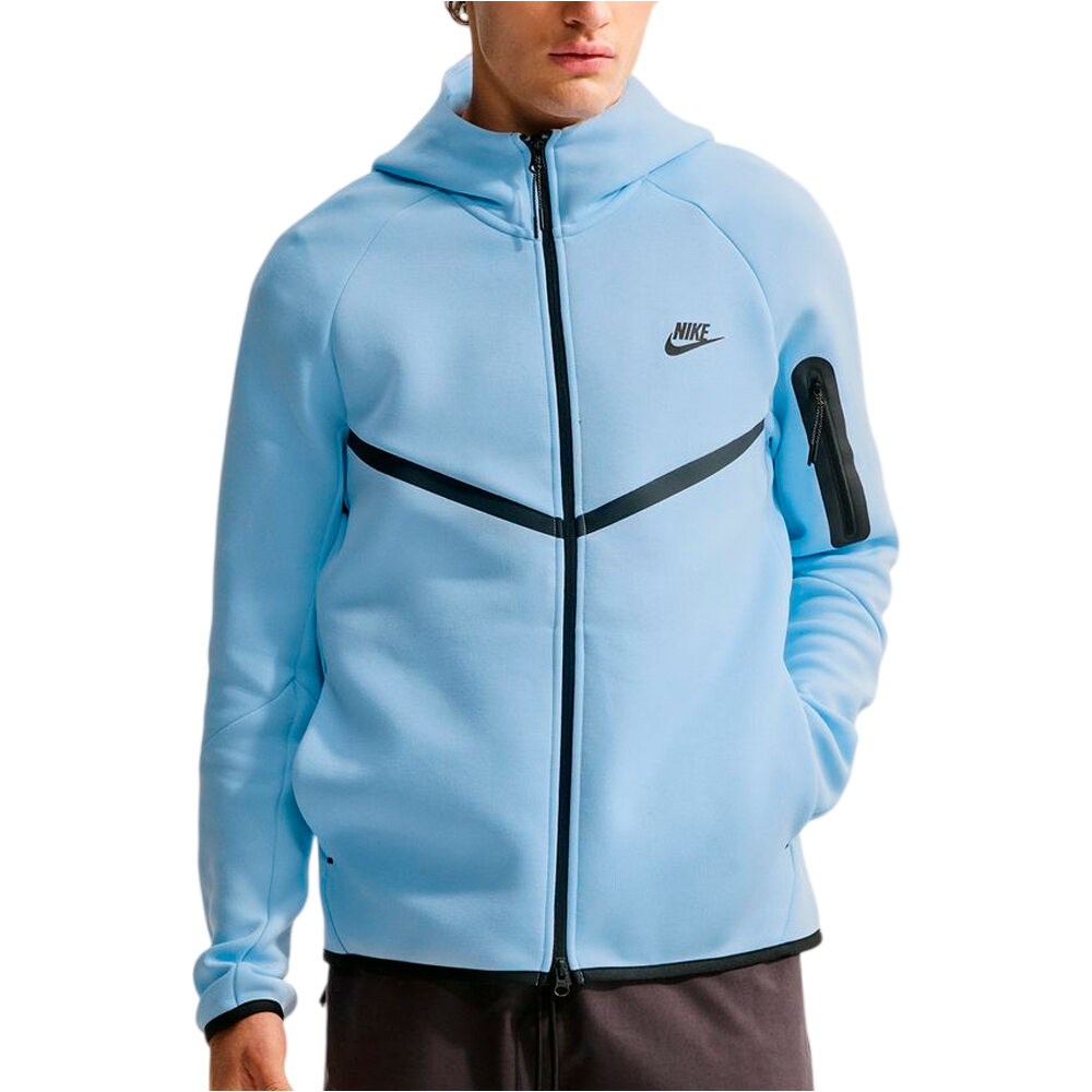 Nike sudadera hombre M NK TCH FLC FZ WR HOODIE vista frontal