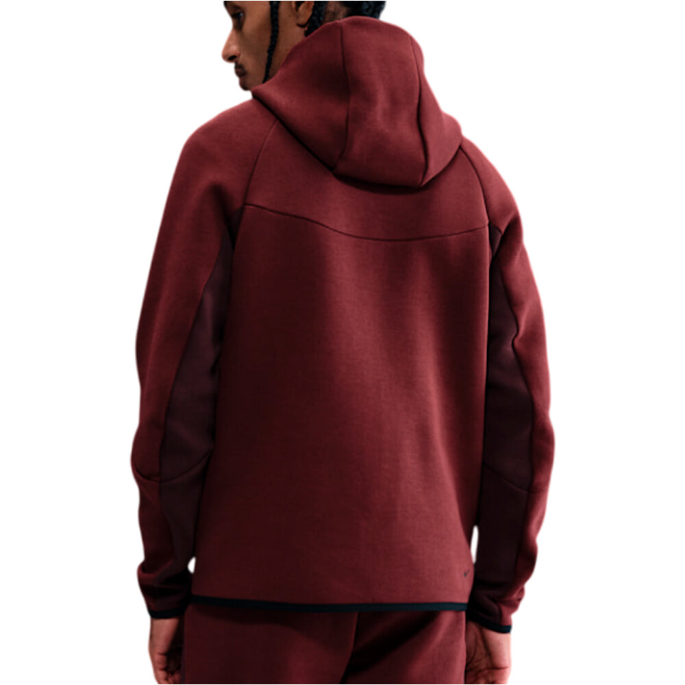 Nike sudadera hombre M NK TCH FLC FZ WR HOODIE vista trasera