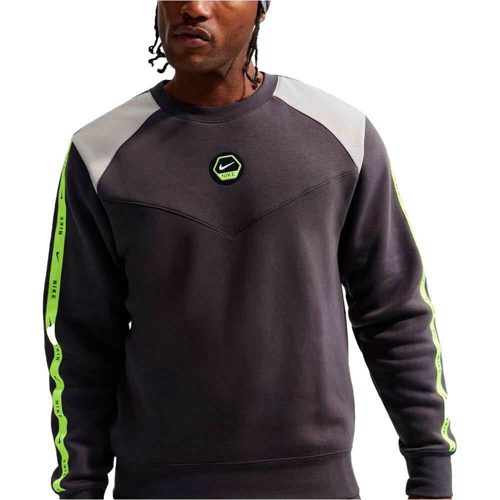 Nike sudadera hombre M NSW CS CREW FLC BB vista detalle