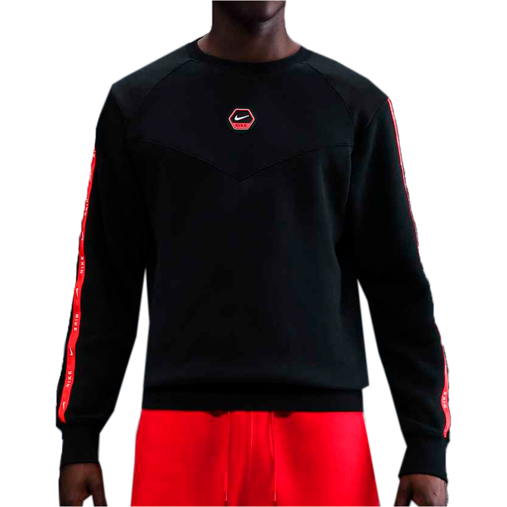 Nike sudadera hombre M NSW CS CREW FLC BB vista frontal