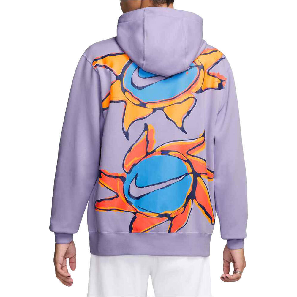 Nike sudadera hombre U NSW HDY CLUB PO BB BRNDRIF vista trasera