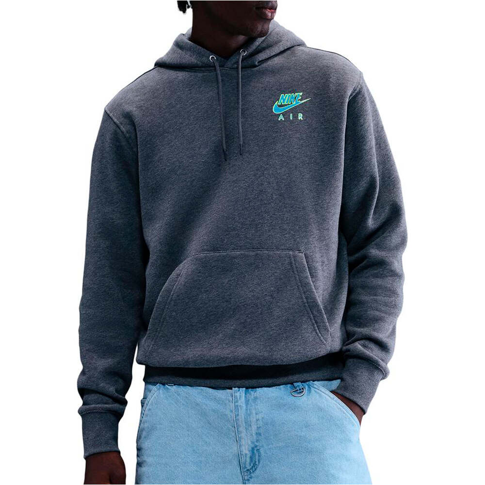 Nike sudadera hombre U NSW HDY CLUB PO BB OC 5 vista frontal