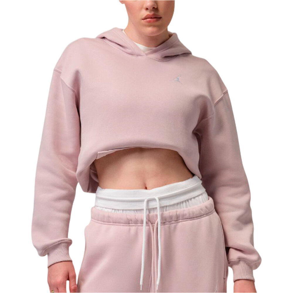 Nike sudadera mujer W J BRK FLC PO  24 vista frontal