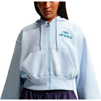 Nike sudadera mujer W NK PHNX FLC FZ HD GLS vista detalle