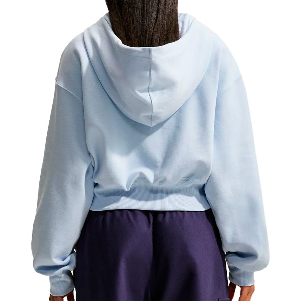 Nike sudadera mujer W NK PHNX FLC FZ HD GLS vista trasera