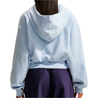 Nike sudadera mujer W NK PHNX FLC FZ HD GLS vista trasera