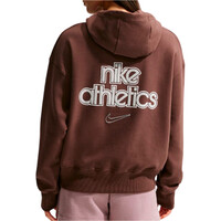 Nike sudadera mujer W NK PHNX FLC PO HD LS vista trasera