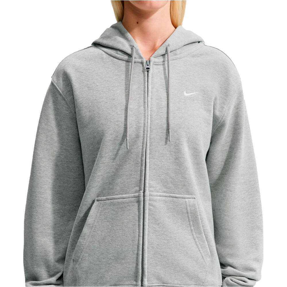 Nike sudadera mujer W NK STDO FLC LW STD FZ HDY vista detalle