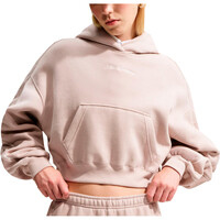 Nike sudadera mujer W NK STDO FLC MW CRP SCLOP HDY vista detalle