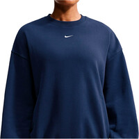 Nike sudadera mujer W NK STDO FLC MW OS CREW vista detalle