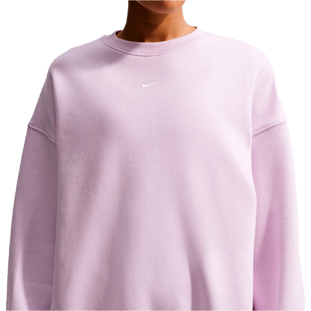 Nike sudadera mujer W NK STDO FLC MW OS CREW vista detalle