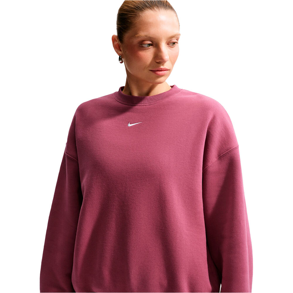 Nike sudadera mujer W NK STDO FLC MW OS CREW vista detalle