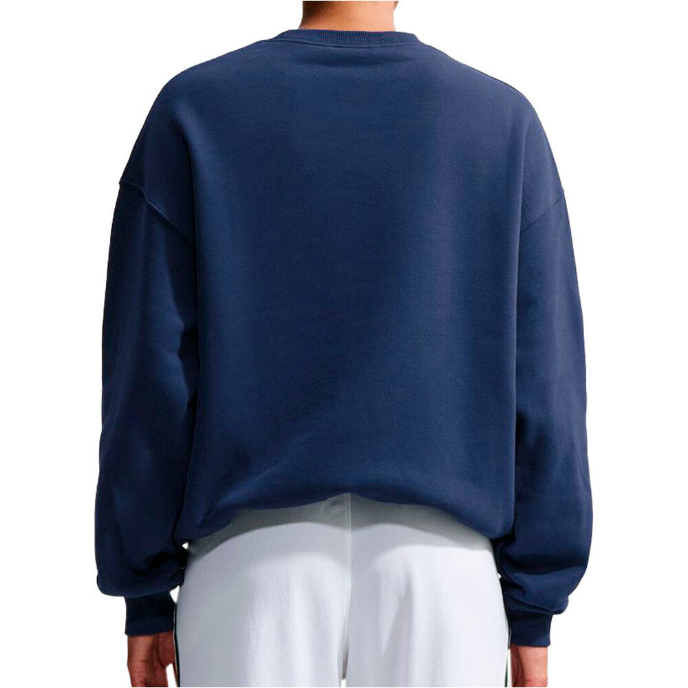 Nike sudadera mujer W NK STDO FLC MW OS CREW vista trasera